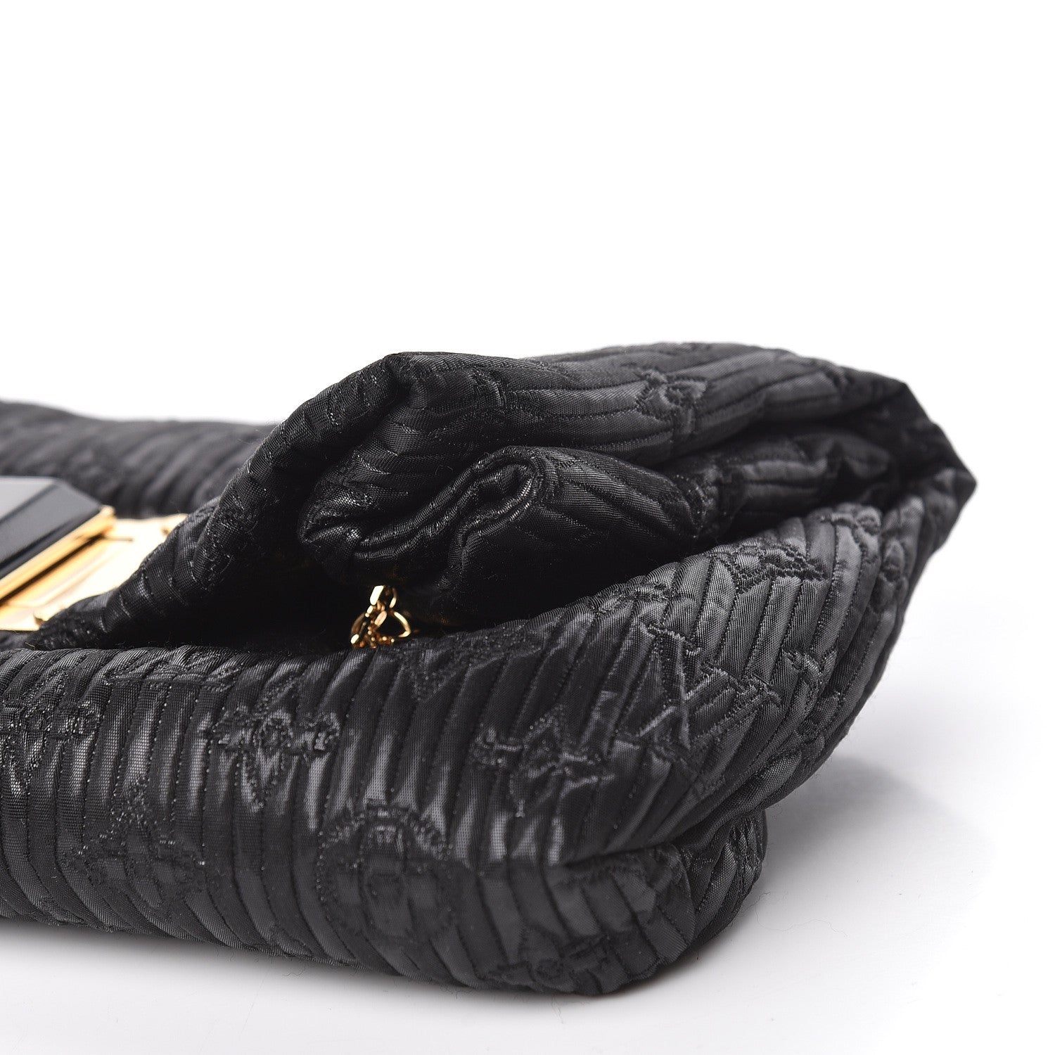 Louis Vuitton Jacquard Quilted Monogram Altair Clutch Black 8 of 9