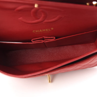 Chanel Lambskin Quilted Medium Double Flap Red 6 of 12