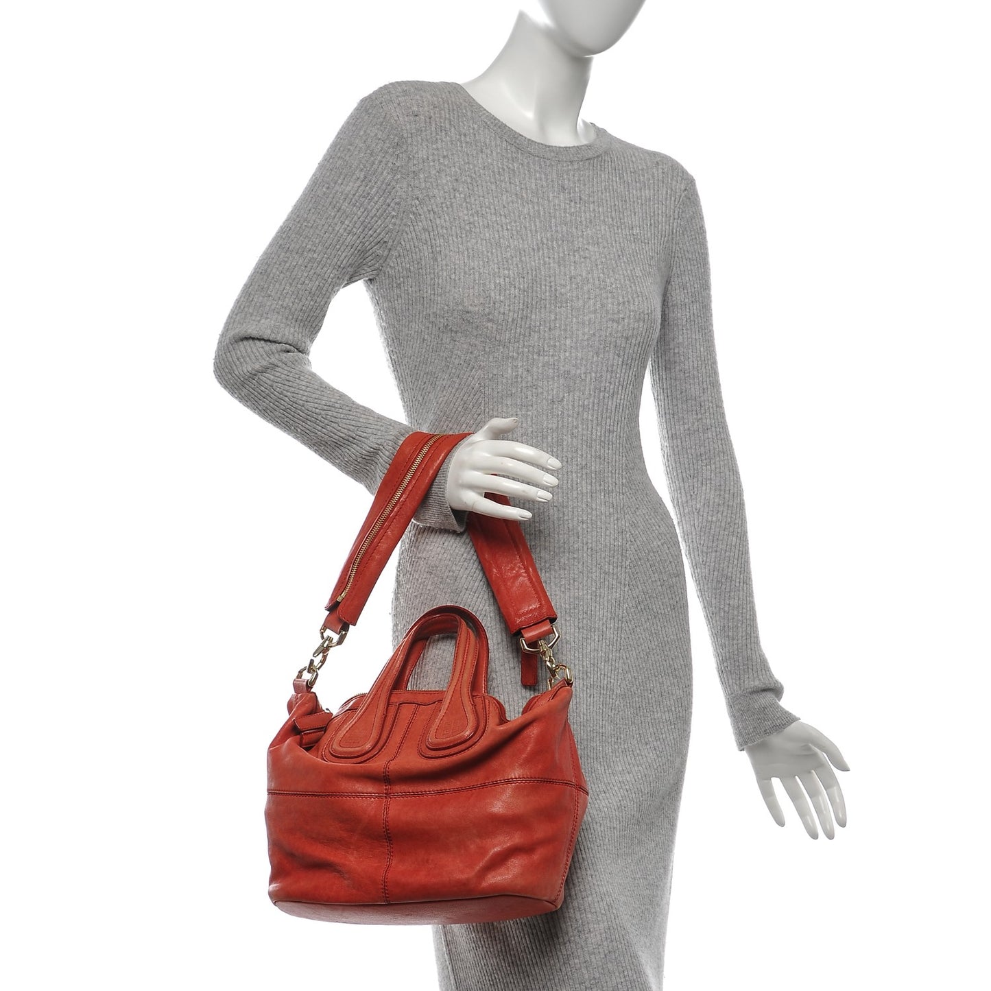 Lambskin Small Nightingale Red