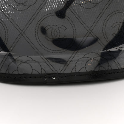 Chanel Crumpled Calfskin PVC Bucket Bag Black 11 of 11