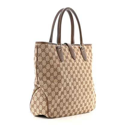 Gucci Monogram Piston Lock Tote Brown 3 of 13