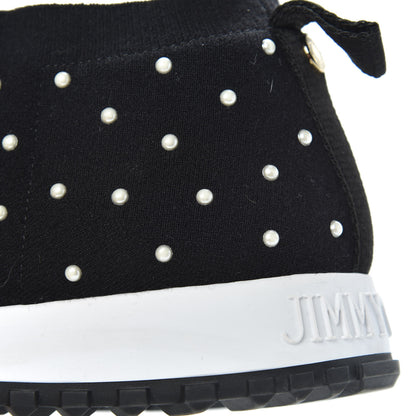 Jimmy Choo Elastic Norway Slip-On Sneakers 37 Black 9 of 9