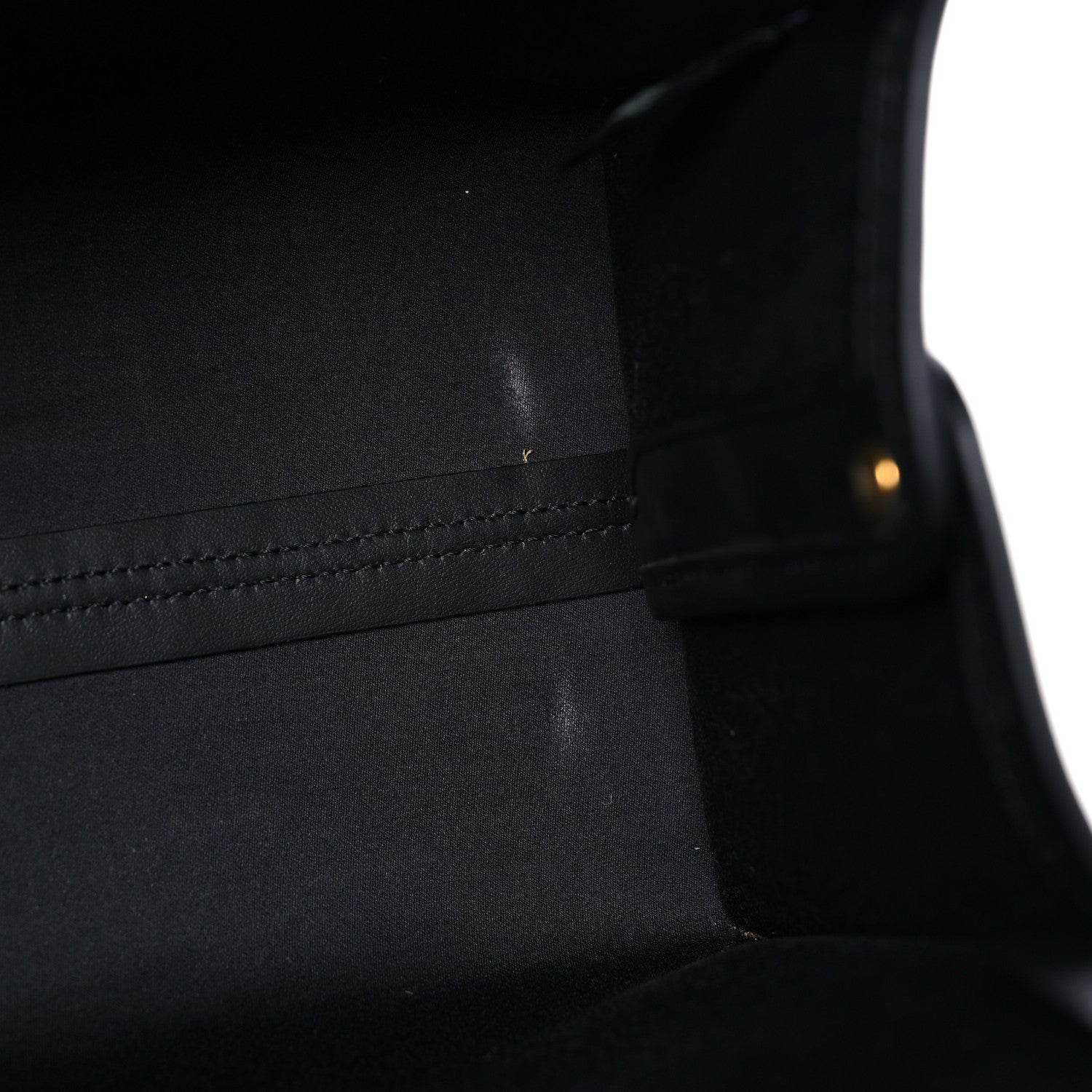 Fendi Glazed Fabric Vitello Century FF 1974 Stamp Patch Mini Peekaboo Defender Cover Mogano Panna Black 14 of 14