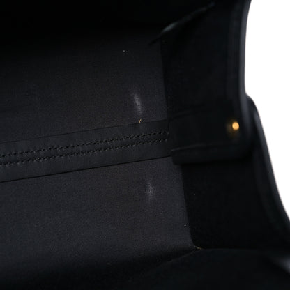 Fendi Glazed Fabric Vitello Century FF 1974 Stamp Patch Mini Peekaboo Defender Cover Mogano Panna Black 14 of 14