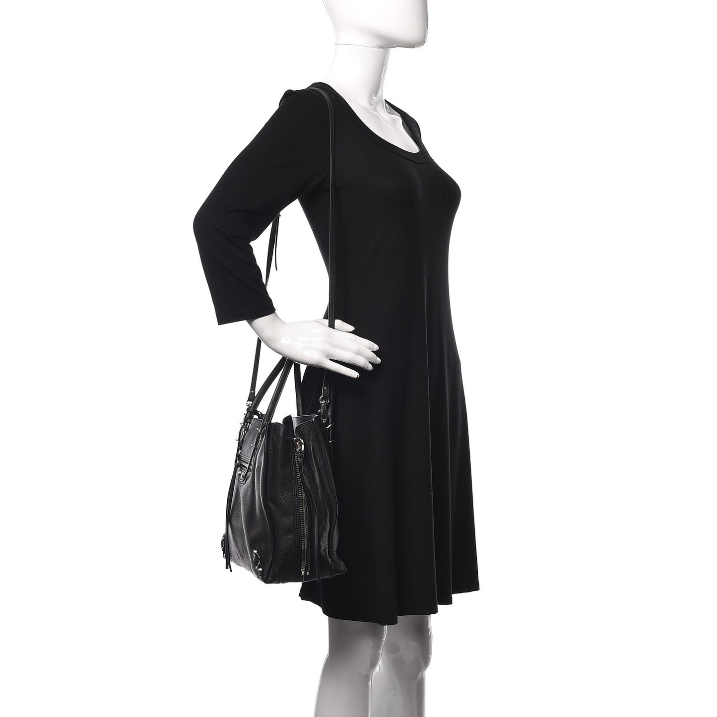 Veau Papier B4 Zip Around Tote Black