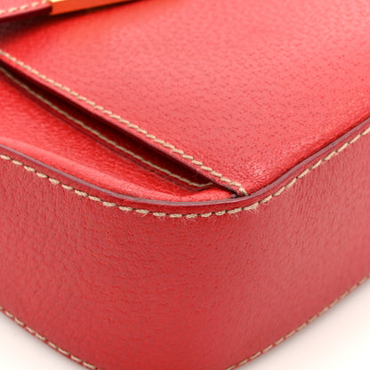 Salvatore Ferragamo Pigskin Gancini Hobo Red 9 of 13