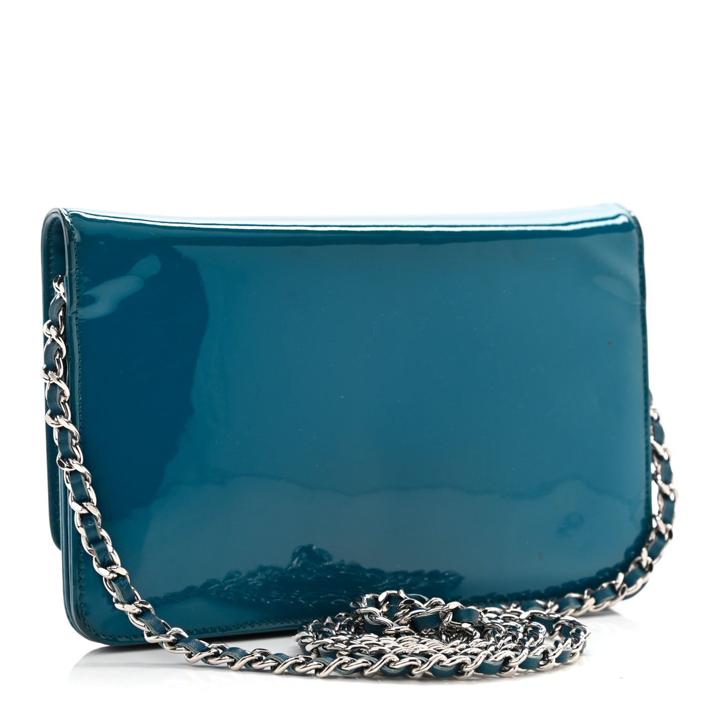 Patent CC Logo Wallet On Chain WOC Blue