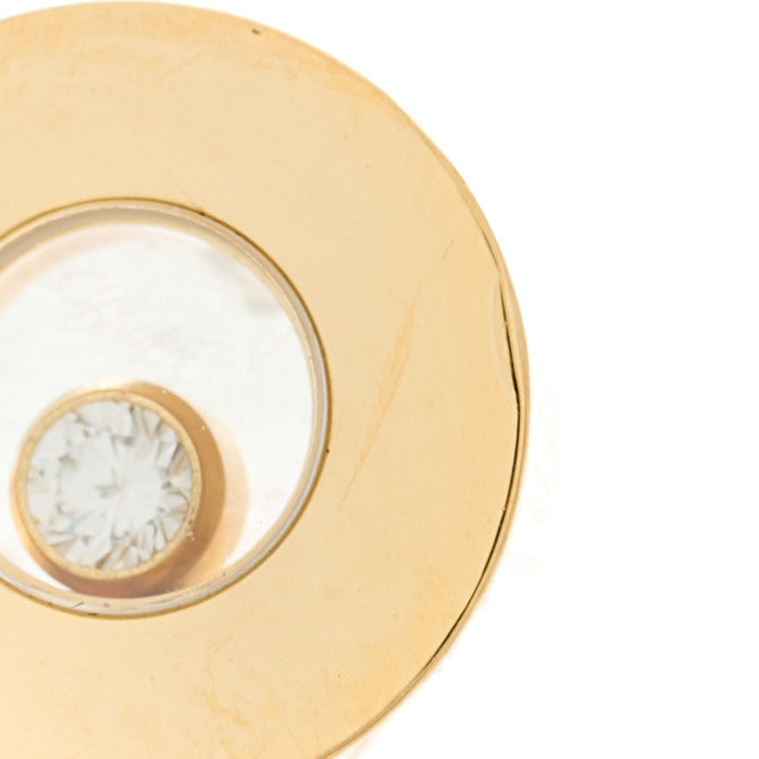 18K Yellow Gold Diamond Happy Diamonds Icons Earrings