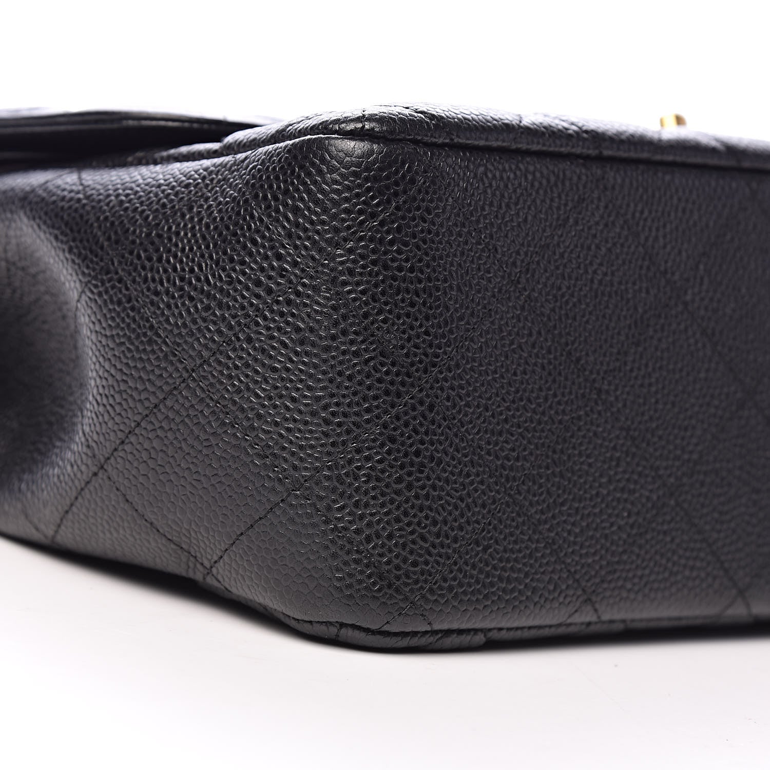 Chanel Caviar Quilted Jumbo Double Flap Black 9 of 12