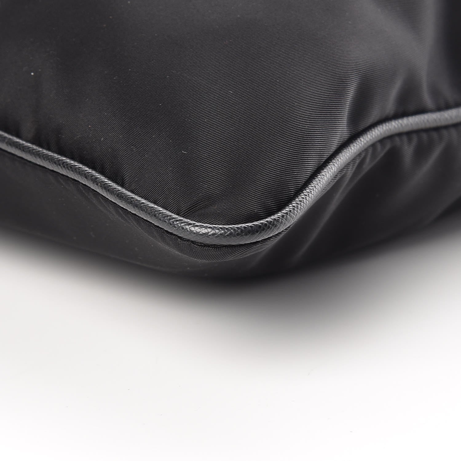Prada Nylon Saffiano Flat Messenger Bag Black 9 of 9