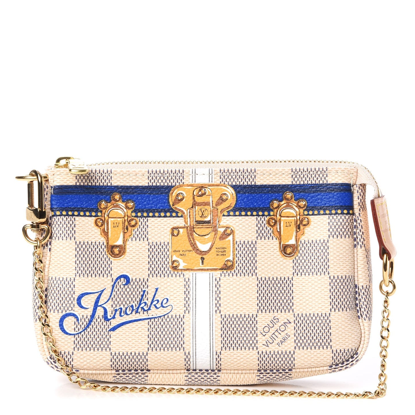 Damier Azur Summer Trunks Knokke Mini Pochette Accessories