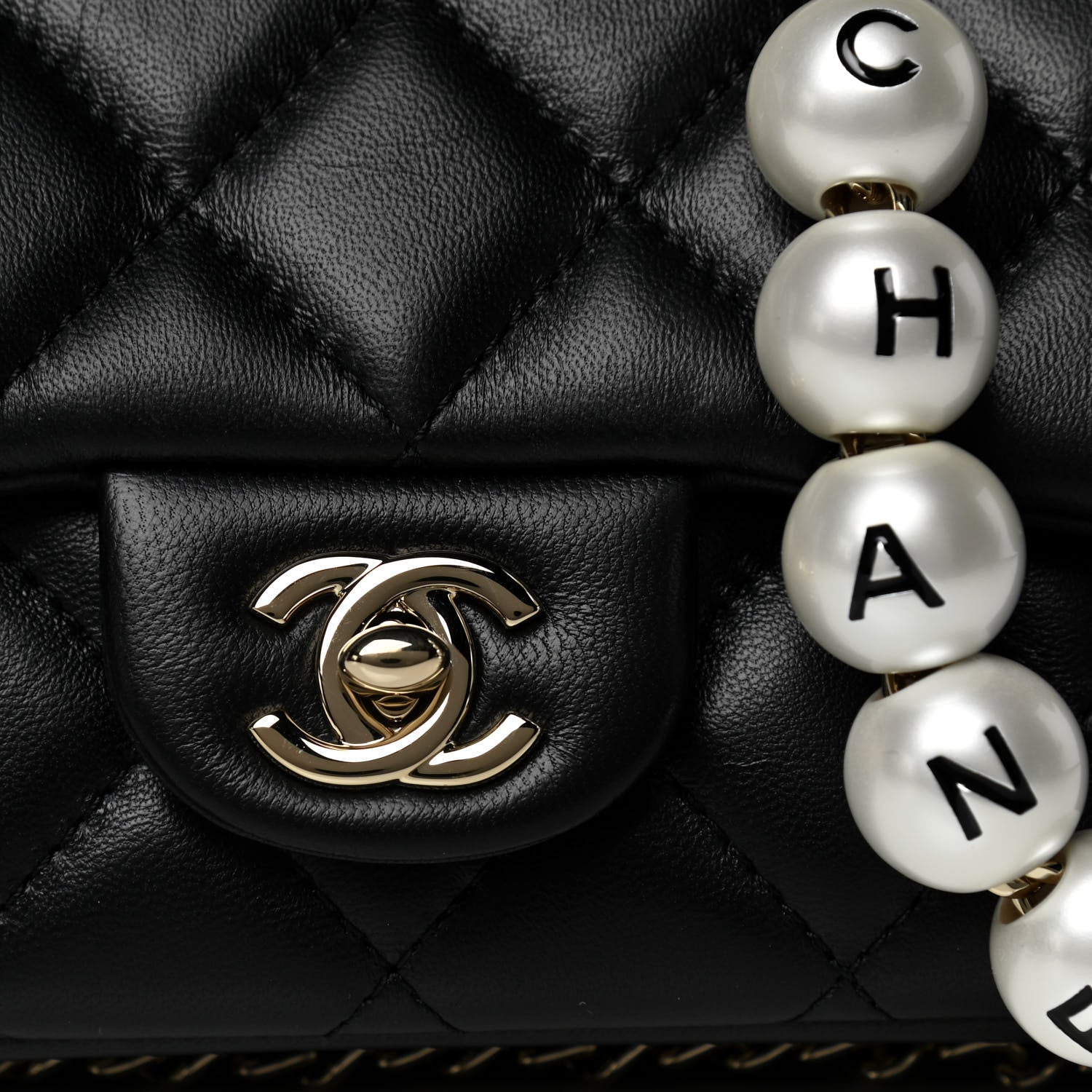 Chanel Lambskin Quilted Mini My Precious Flap Black 8 of 11