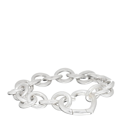 Tiffany Sterling Silver Open Heart Clasp Bracelet 1 of 3