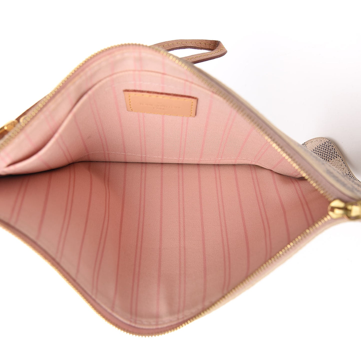 Damier Azur Neverfull MM GM Pochette Rose Ballerine