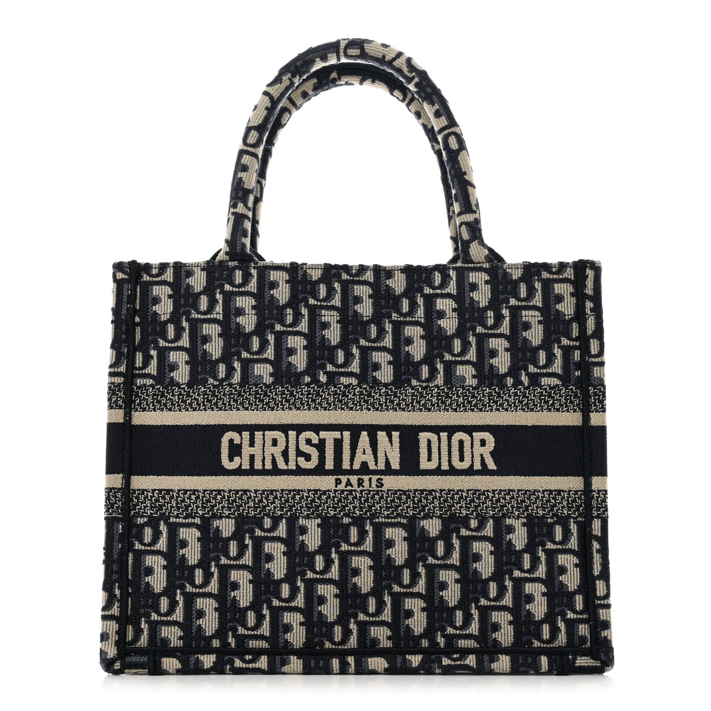 Oblique Small Book Tote Blue Multicolor