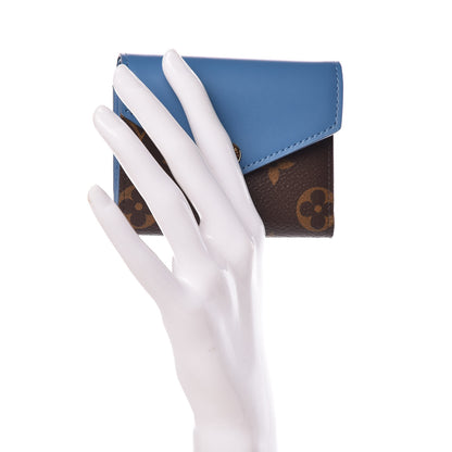 Louis Vuitton Monogram Zoe Wallet Blue Jean 2 of 10