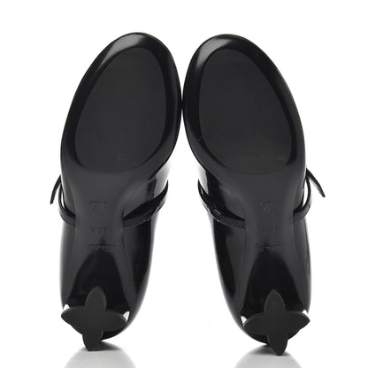Louis Vuitton Patent Uniformes Silhouette 40mm Pumps 36.5 Black 5 of 9