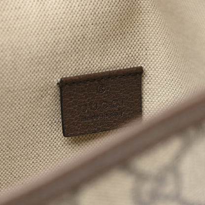 Gucci GG Supreme Monogram Web Medium Neo Vintage Flap Messenger Bag Beige New Acero 6 of 10