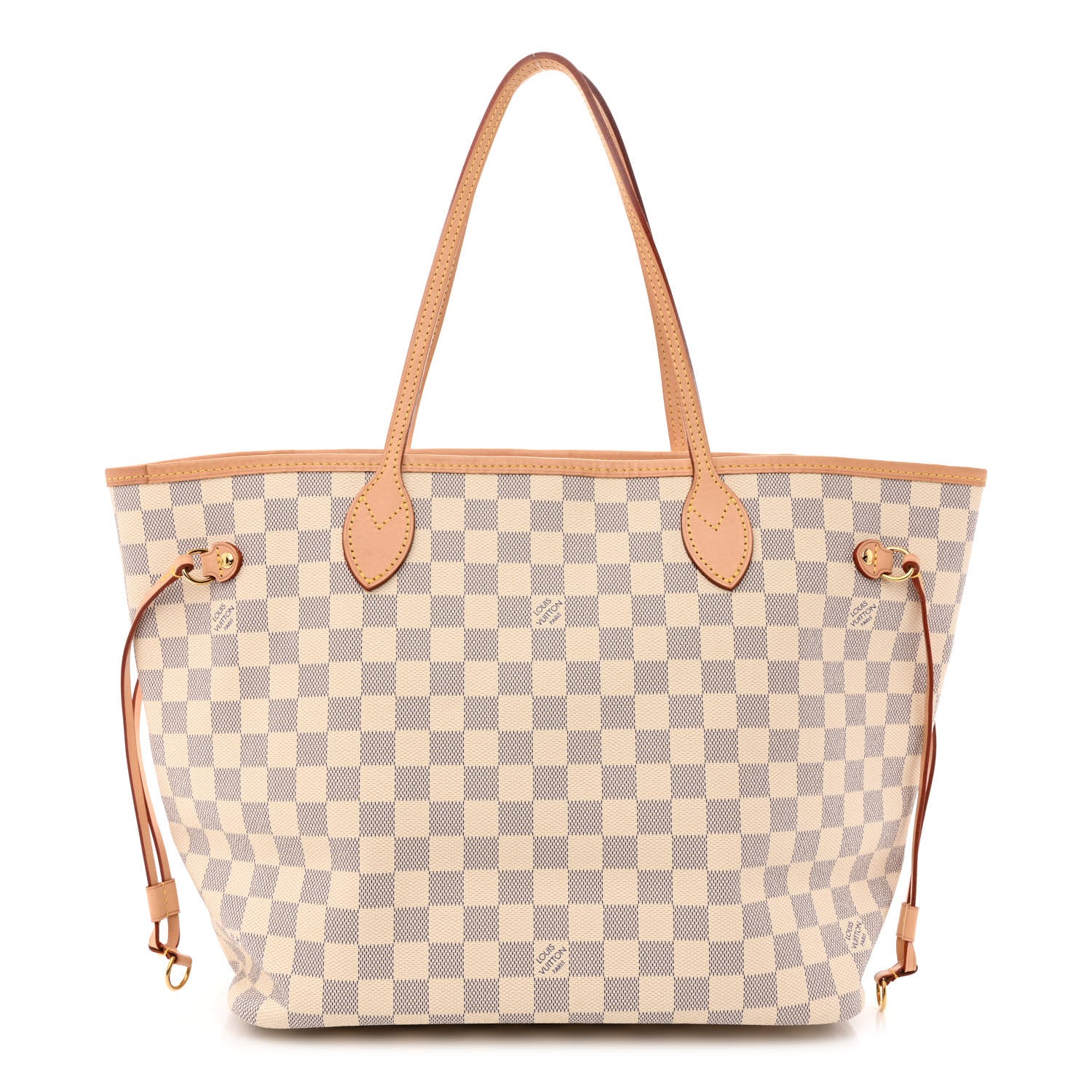 Louis Vuitton Damier Azur Neo Neverfull MM Rose Ballerine 3 of 12