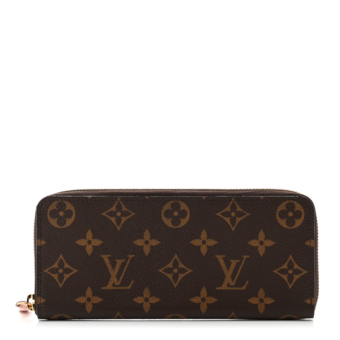 Monogram Clemence Wallet Rose Ballerine