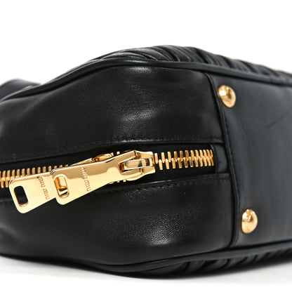 Miu Miu Nappa Matelasse Large Arcadie Top Handle Bag Black 9 of 10
