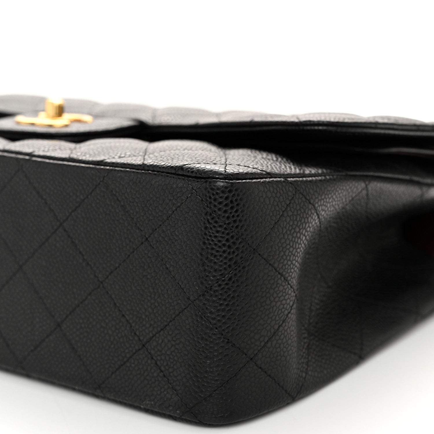 Chanel Caviar Quilted Jumbo Double Flap Black 10 of 11