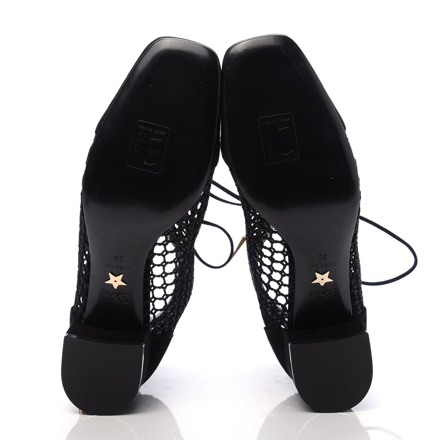 Suede Resille Naughtily-D 30mm Ankle Boots 38 Black
