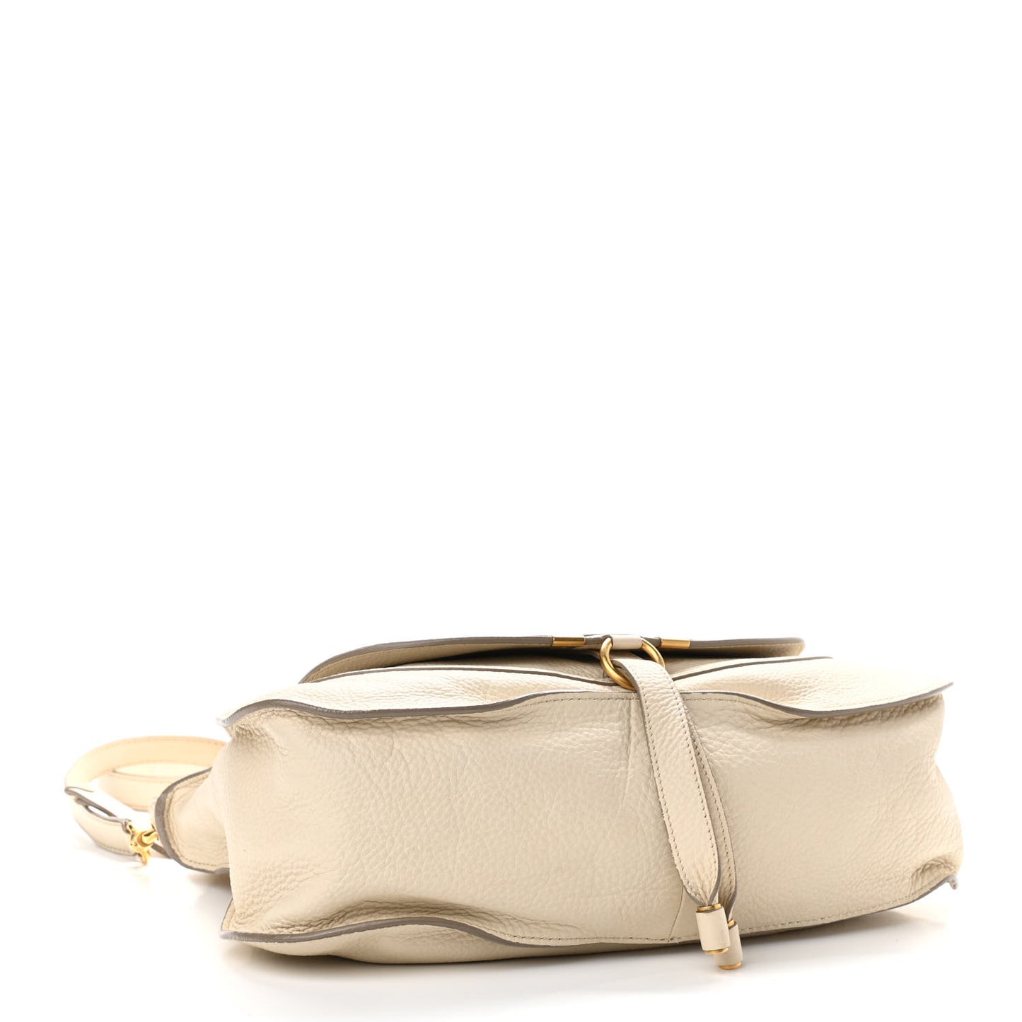 Calfskin Medium Marcie Satchel Cream