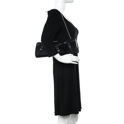 Christian Dior Glazed Calfskin Bondage Clutch Black 2 of 11