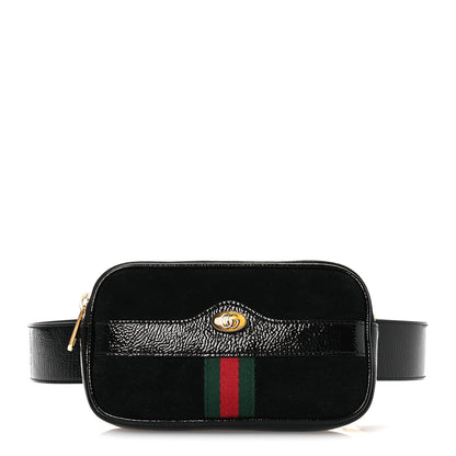 Gucci Suede Patent Ophidia Belted iPhone Case 85 34 Black 1 of 13