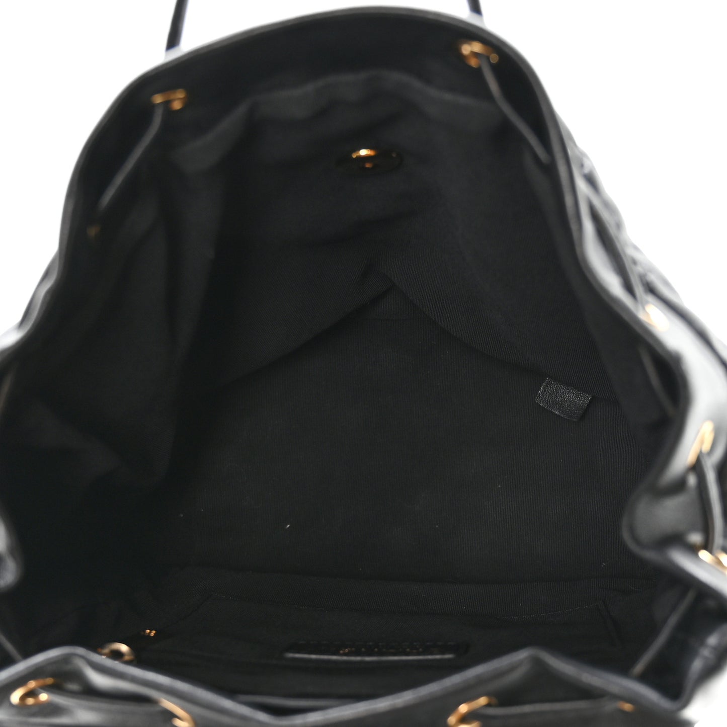 Lambskin Quilted Small Urban Spirit Backpack Black