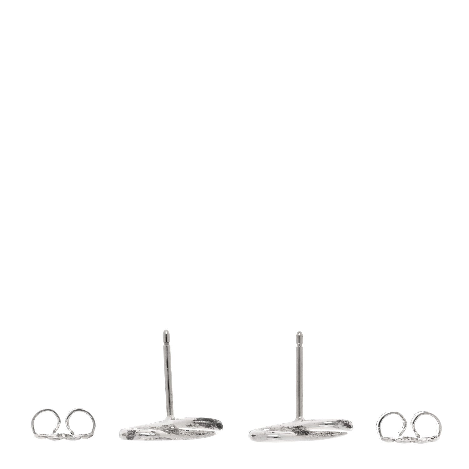 Tiffany Sterling Silver Infinity Earrings 3 of 4