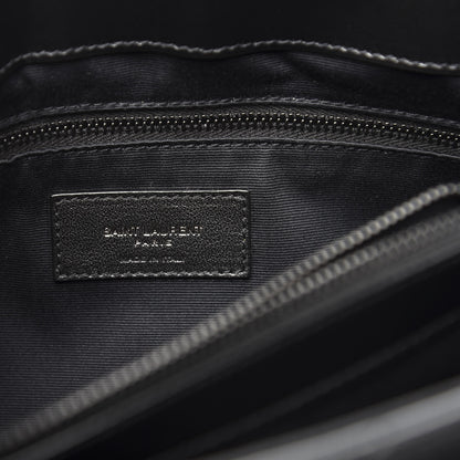 Saint Laurent Calfskin Y Quilted Monogram Medium Loulou Chain Satchel Black 7 of 10
