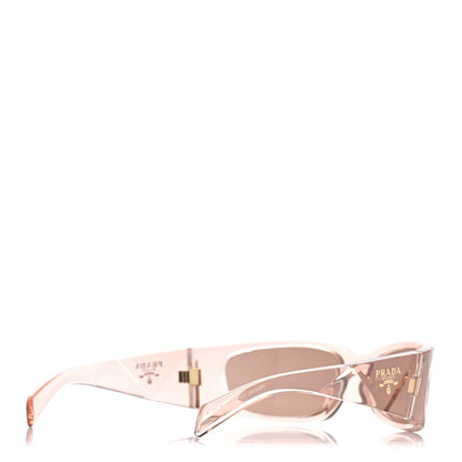 Prada Acetate Symbole Sunglasses SPR A14 Transparent Pink 4 of 7