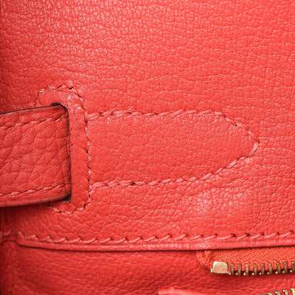 Hermes Togo Birkin 30 Rouge Pivoine 19 of 37