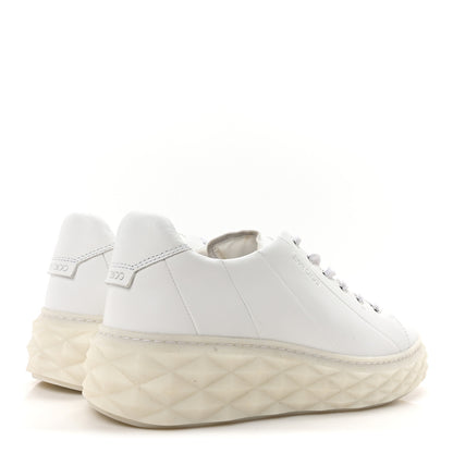 Jimmy Choo Nappa Diamond Light Platform Sneakers 41 White 5 of 8