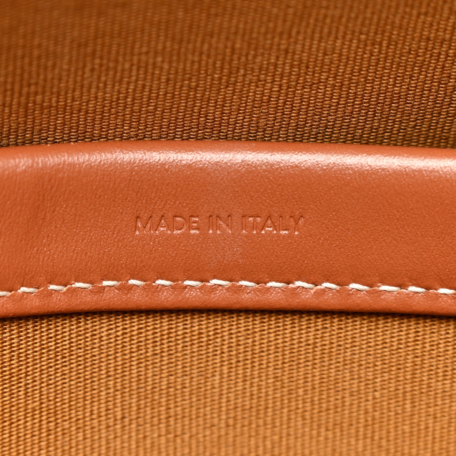 Celine Triomphe Canvas Calfskin Mini Horizontal Cabas White 7 of 12