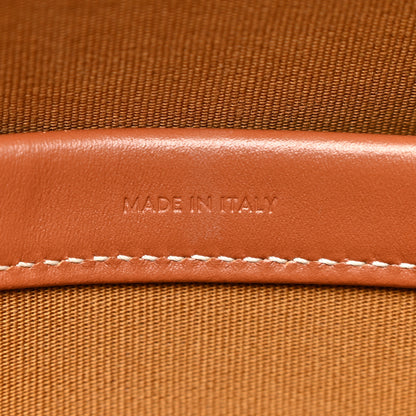 Celine Triomphe Canvas Calfskin Mini Horizontal Cabas White 7 of 12