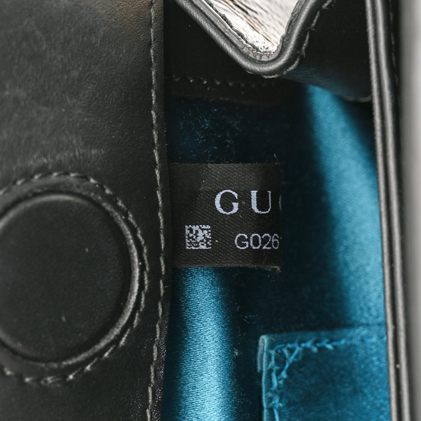 Suede Patent GG Web Small Ophidia Chain Shoulder Bag Black