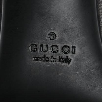 Gucci Grained Calfskin Pointed Toe Bootie 10 Brown 8 of 12