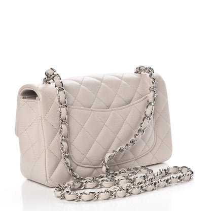Chanel Caviar Quilted Mini Rectangular Flap Ivory 3 of 11