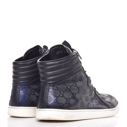 Gucci Imprime Monogram Mens Coda High Top Sneakers 11.5 Blue 4 of 18