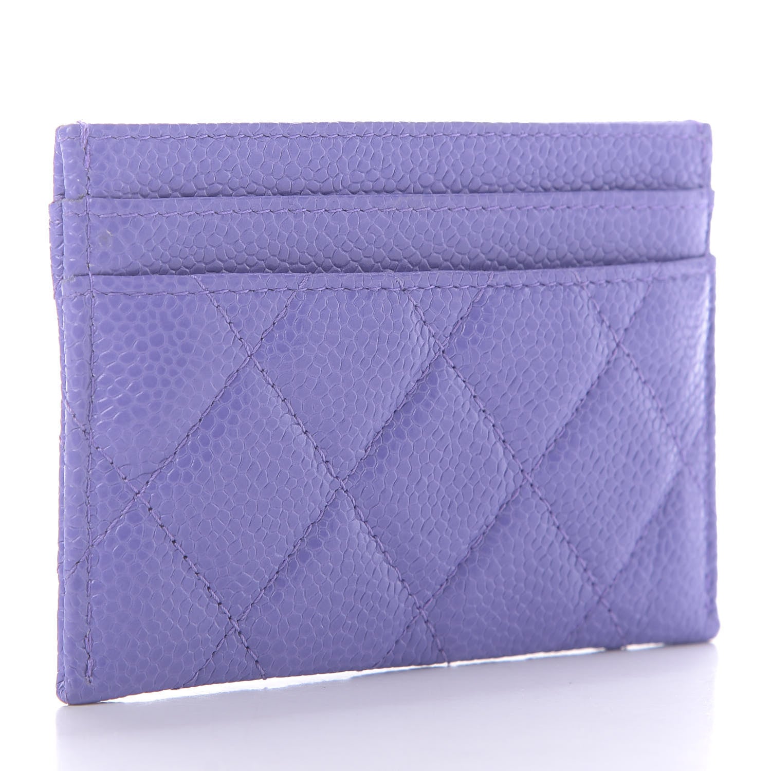 Chanel Caviar Quilted Incognito Card Holder Purple 3 of 11
