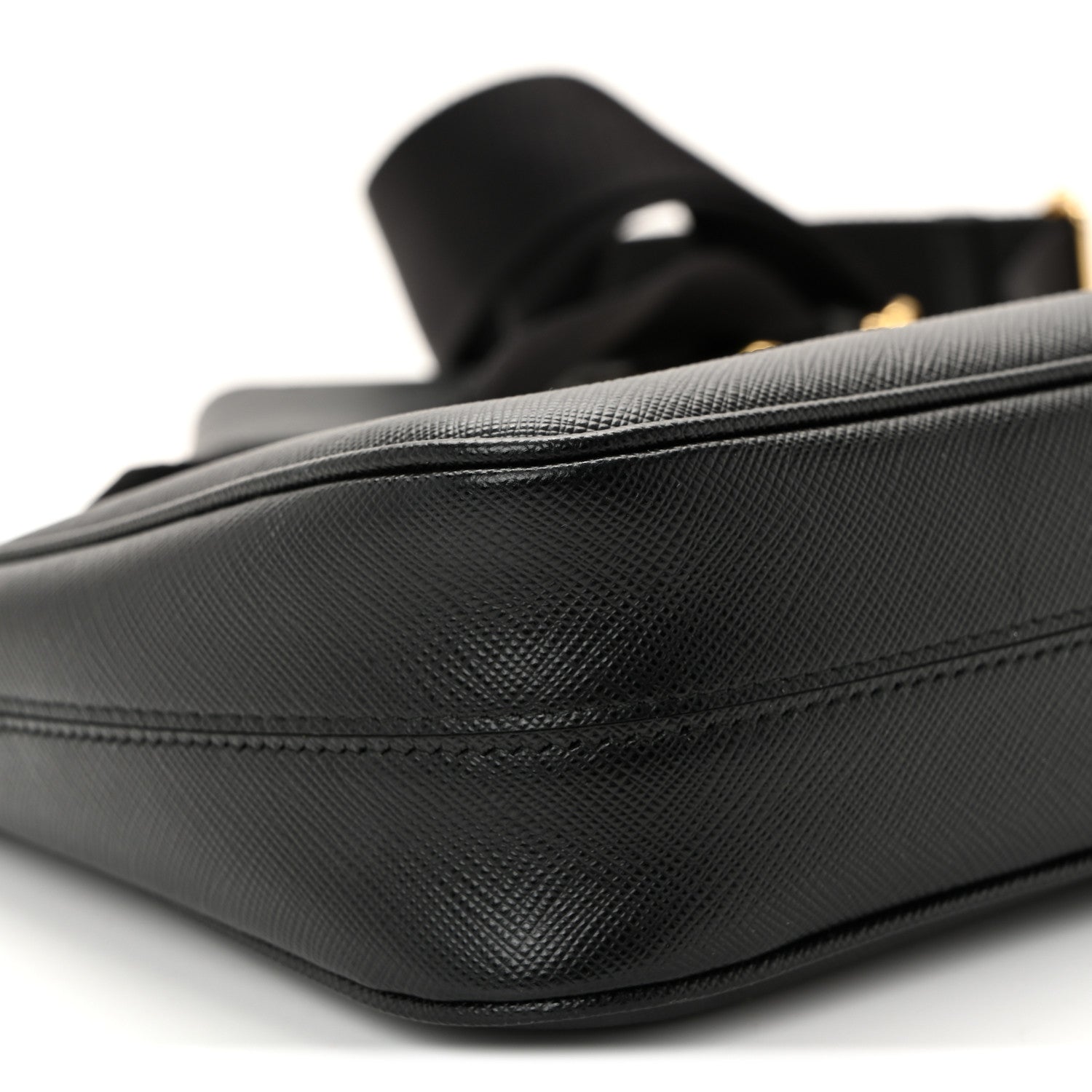 Prada Saffiano Lux Re-Edition 2005 Shoulder Bag Black 8 of 9