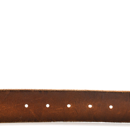 Gucci Faded Calfskin Double G 40mm Belt 80 32 Cuir 3 of 8