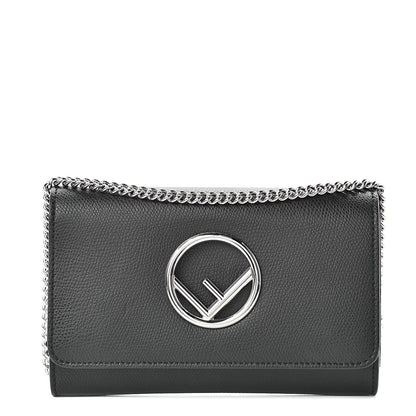 Fendi Vitello Cruise F is Fendi Wallet on Chain Black 1 of 11