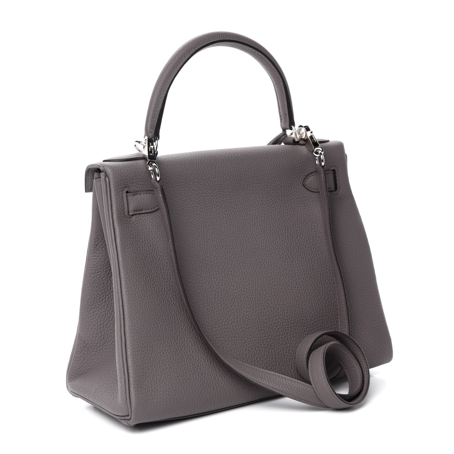 Hermes Togo Kelly Retourne 28 Etain 3 of 11