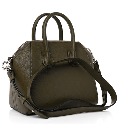 Givenchy Sugar Goatskin Mini Antigona Khaki 2 of 11