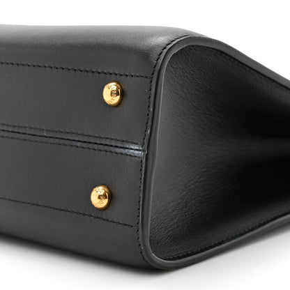 Dolce & Gabbana Calfskin Small Sicily Shopper Bag Black 8 of 14