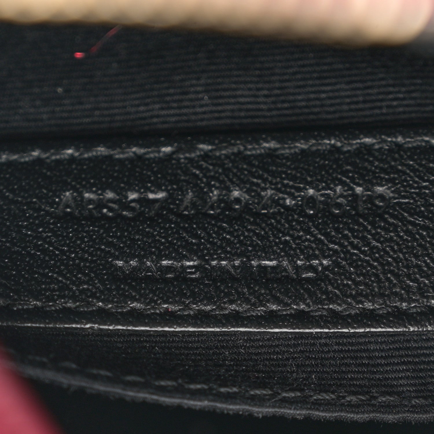 Saint Laurent Calfskin Matelasse Monogram Lou Camera Bag Dark Legion Red 7 of 11